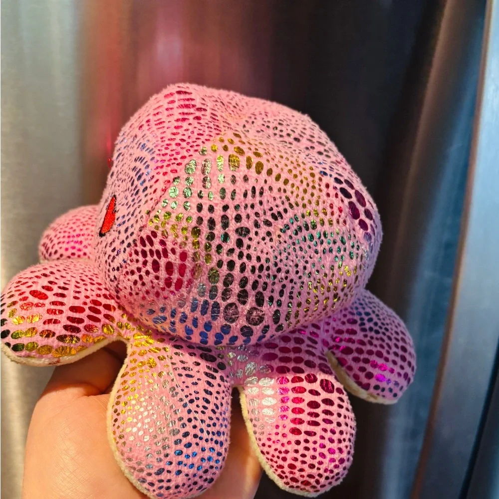 Colorful Plush Octopus Toy reversible